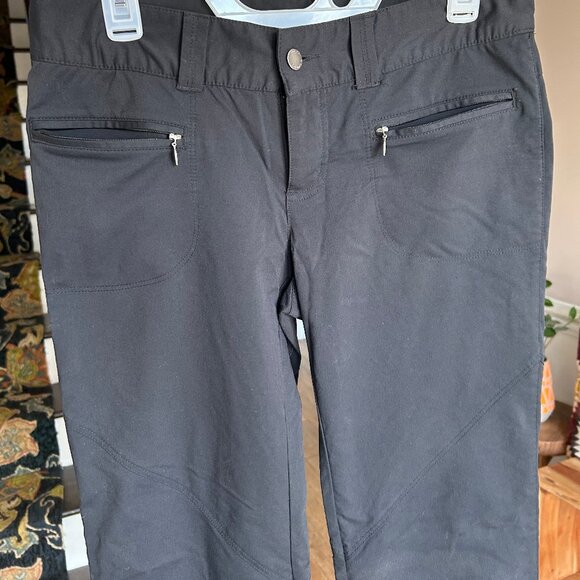 Columbia Mumbai Mover Pants II Black Hiking Outdoor Omnishield Womens Sz 6 Short - Picture 4 of 11